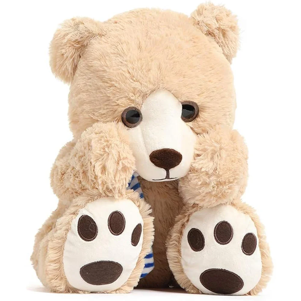 OEM Manufacture Custom MORISMOS 24 Inch Cute Brown Teddy Bear Stuffed Animal Big Plush Toys Scarf for Kids