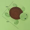 Brown+Green  Little turtle coaster