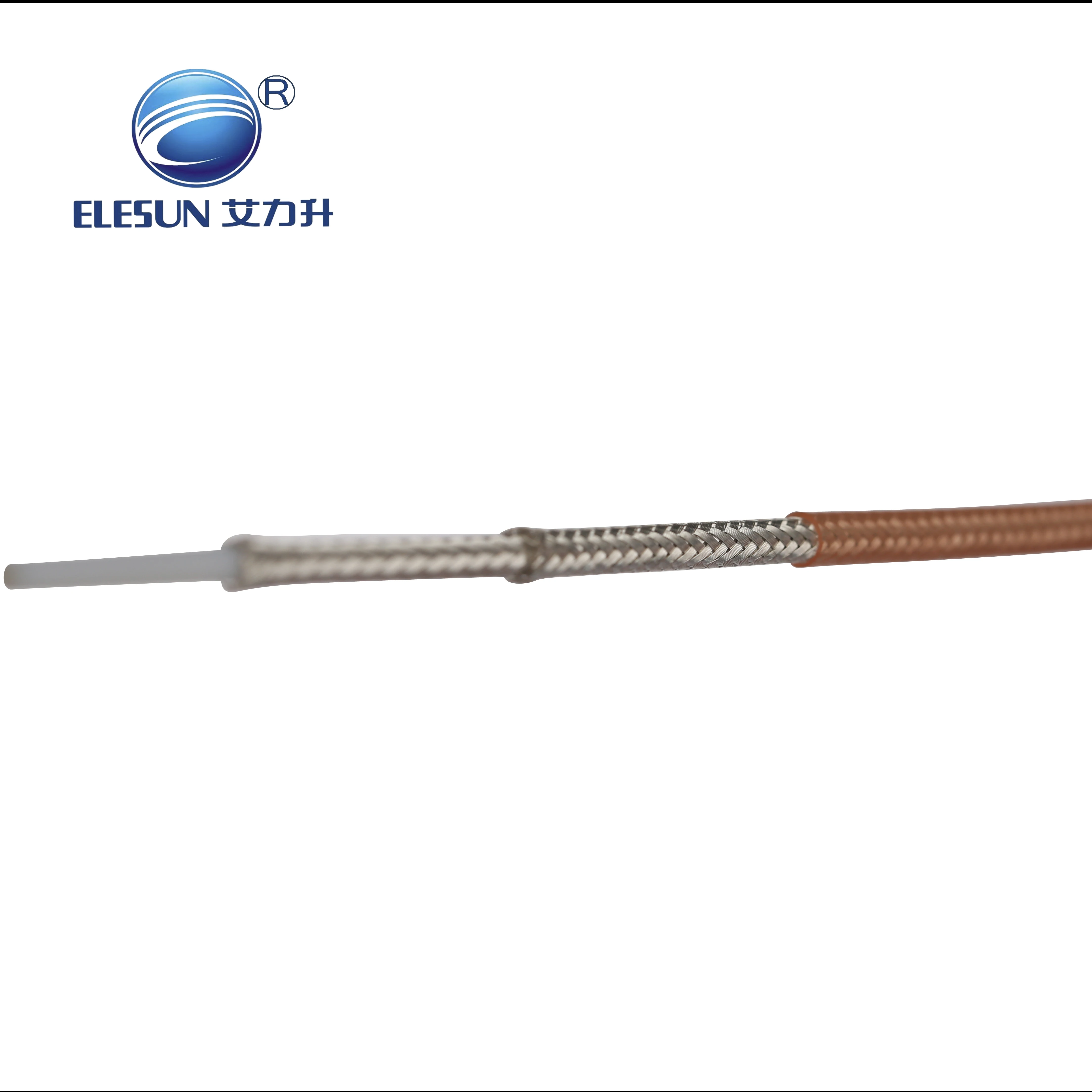 Manufacture Flexible Rf Coaxial Cable 50 ohm RG400 double braiding shield cable for high temperature