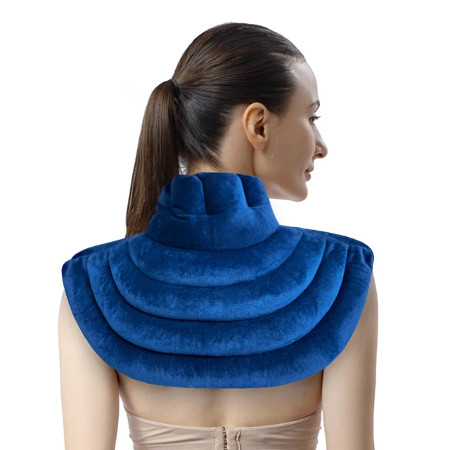 Weighted Moist Microwave Shoulder Heat Pack, Neck Heating Pads, Heat Relief Shoulder Pack