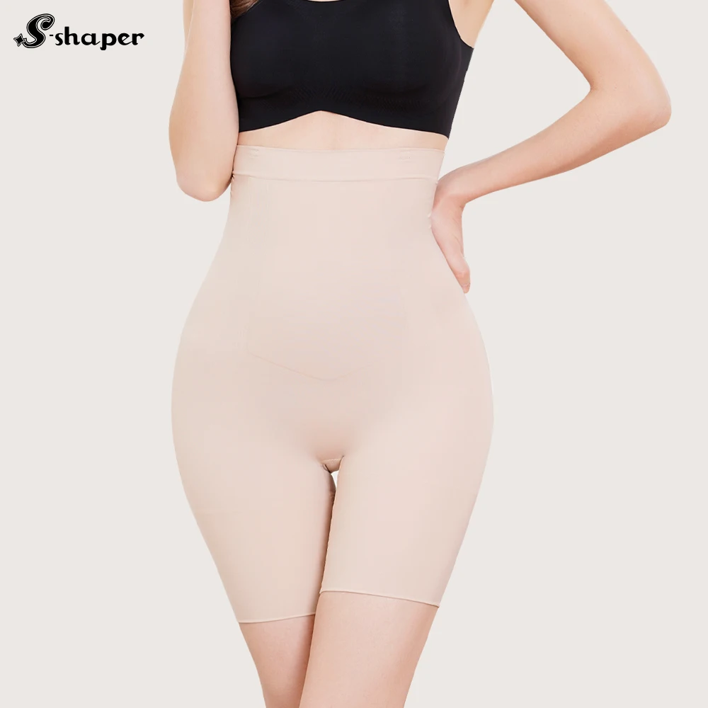S-SHAPER Culottes de soutien corporel sans couture pour la taille des femmes, raffermissant les cuisses, avec conception lift des fesses
