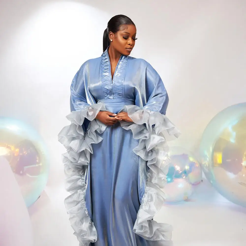 Wholesale Fashion Women Clothing African tyle African Clothing Dress for Africa Women African Clothing Church Dress for Women Long Leeve African Dress
