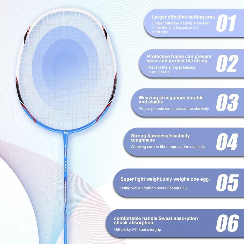 Заводская цена OEM быстрое поступление Прочная уличная графитовая ракетка для