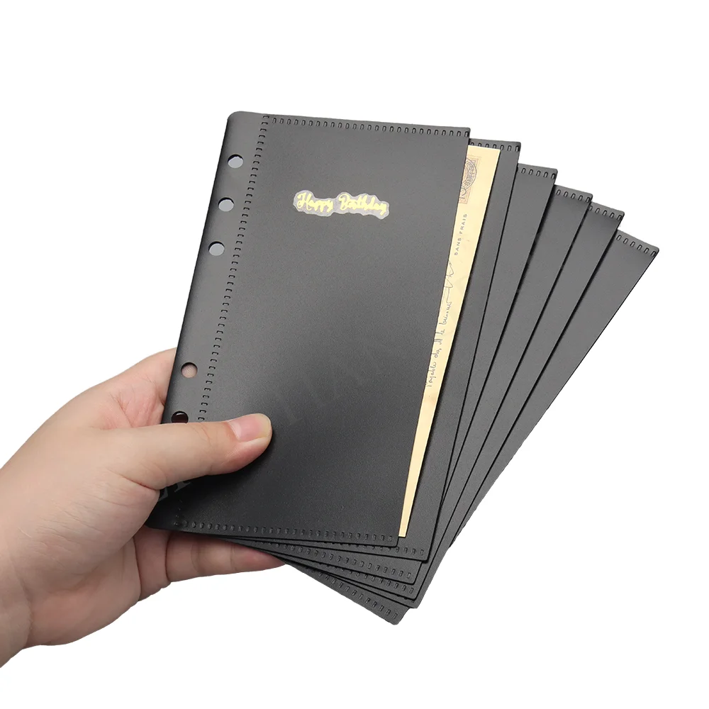 A6 White Black PP Cash Envelopes Divider Zipless Money Envelopes Budget  Envelope System Cash Organizers Budgeting Pocket Divider, image size:1000x1000