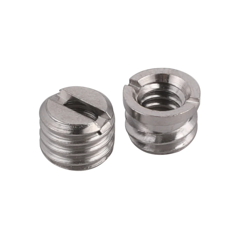 Wholesale Camera Quick Release Mini Tiny Convertion Adapter UNC 1/4 to 3/8 Thread Screw Nut for Tripod Ball Head Plate Mount