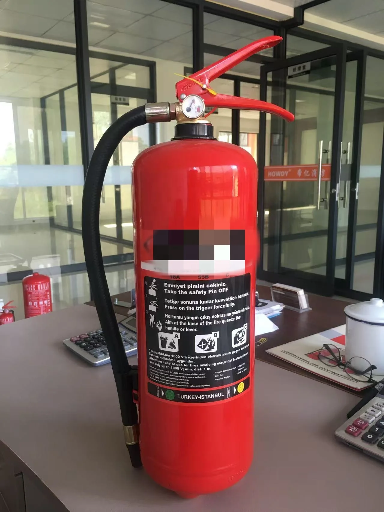 Factory High Quality Turkey Style ABC Fire Extinguishers Dry Chemical Powder