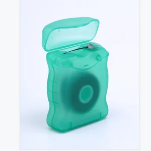 Daily Care Good Quality Natural Recycled Bamboo Charcoal Particles Deep Clean Dental Floss 750D 50M Mint Wax Floss