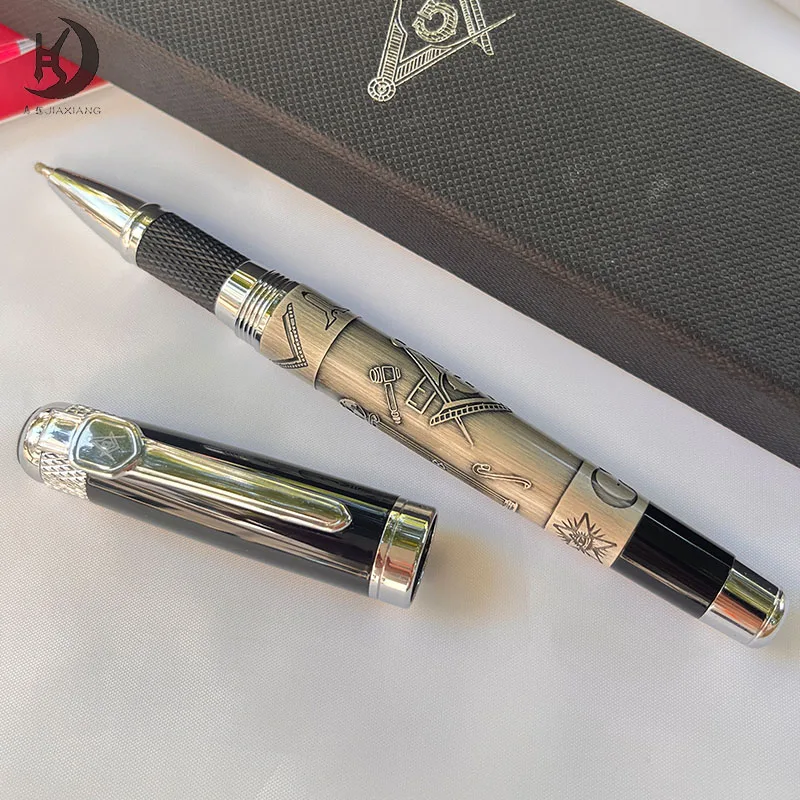 Blue Lodge Masonic Quality Ballpoint Pen Heavy Weight Mason Officer Gift Set New - View #10