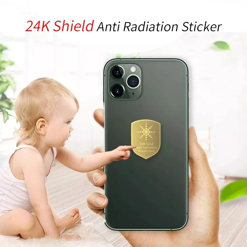 6 stuks stralingsbescherming mobiele telefoonstickers, EMF