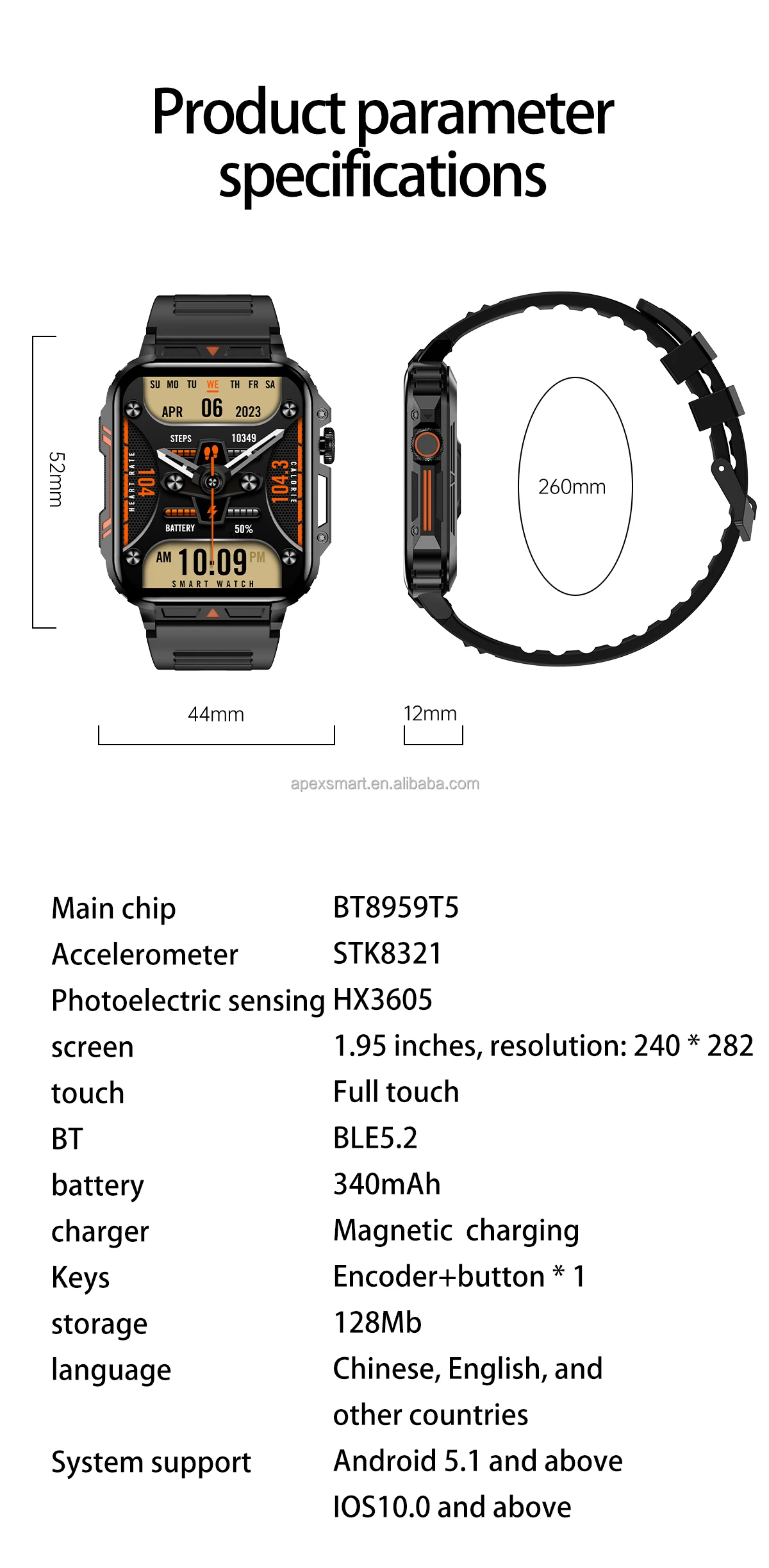 L81 Watch S100 ultra Smart Watch Gift Box Set 49MM Suit 7+1 SMS Wireless Charger Amoled Screen 7IN1 Smartwatch