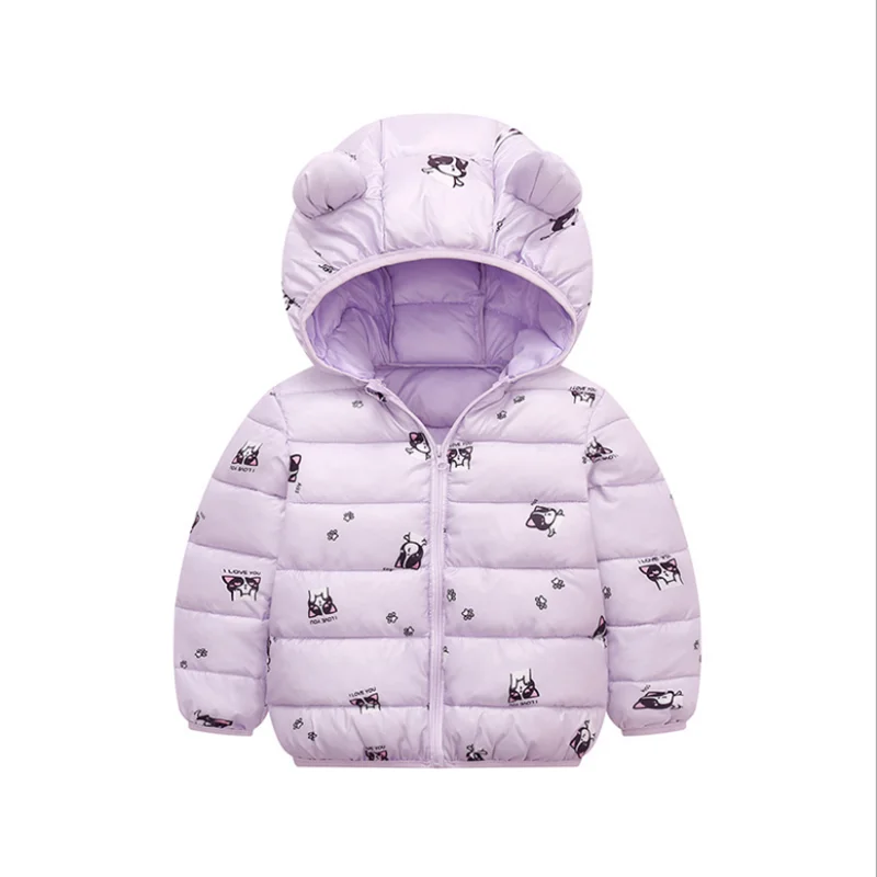 Cheaper Price 2021 Children Zipper Down Jacket Light Weight Winter Children Girl Coats