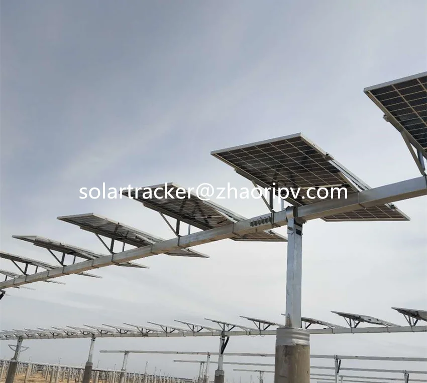 Наклонная одноосевая система трекера