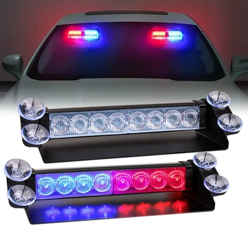 BKE LED 12V/24V Truck Vehicle Strobe LED Lights Warning Light Bar for Car Emergency Signal LED Flashing Side Marker Light