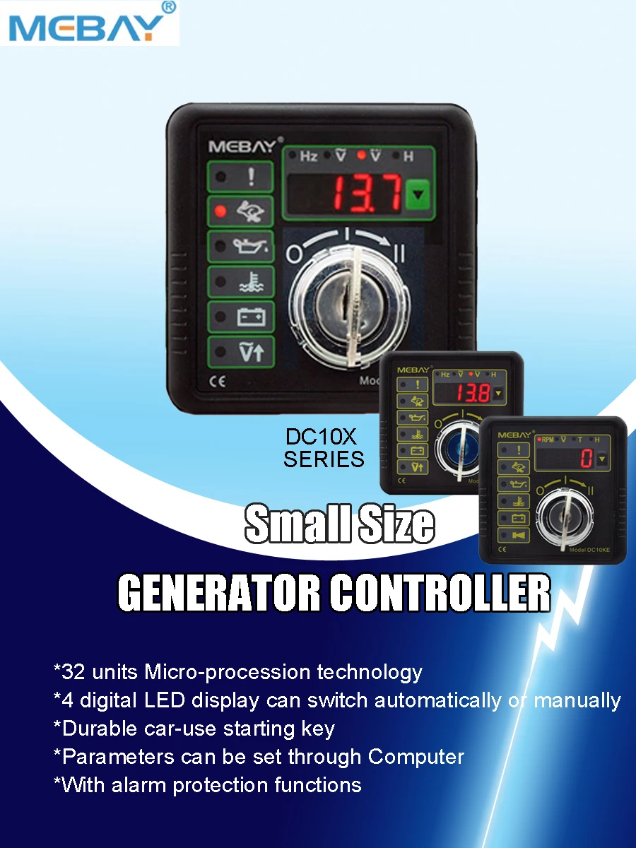 Genset Controller DC10G Generator Key Start Module Same As DKG155 Diagram