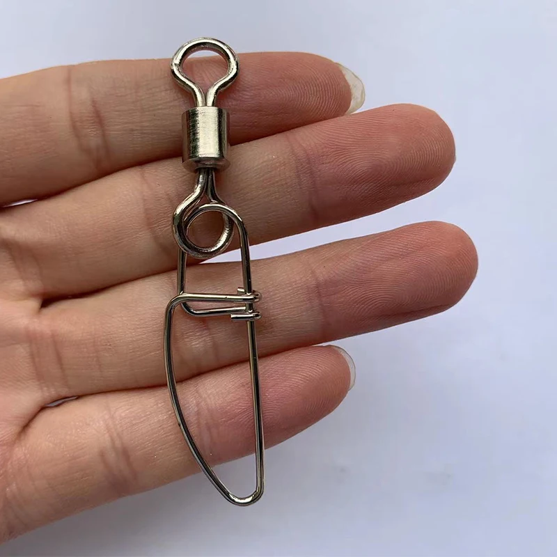 Fishing Swivel Clip Rolling Swivel Insurance Snap Swivel Size Chart
