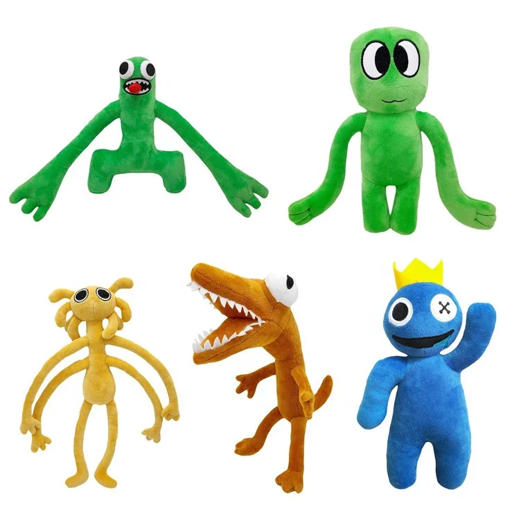 HIGH-QUALITY ROBLOX RAINBOW Friends Green Blue Plush Toys For Children And  $14.64 - PicClick AU