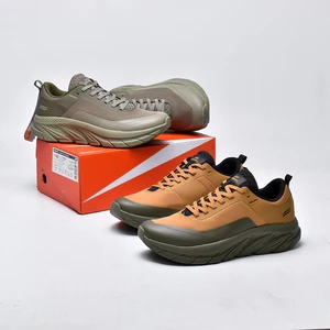 Men's Autumn Casual Printed Running Shoes Lace-Up Low-Top Breathable Mesh Comfortable Non-Slip Cushioning Outdoor Fashion Trend