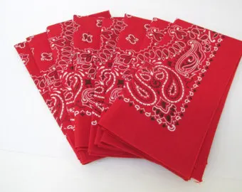 
 Полиэстеровый/хлопковый головной шарф с принтом логотипа на заказ, бандана Пейсли  