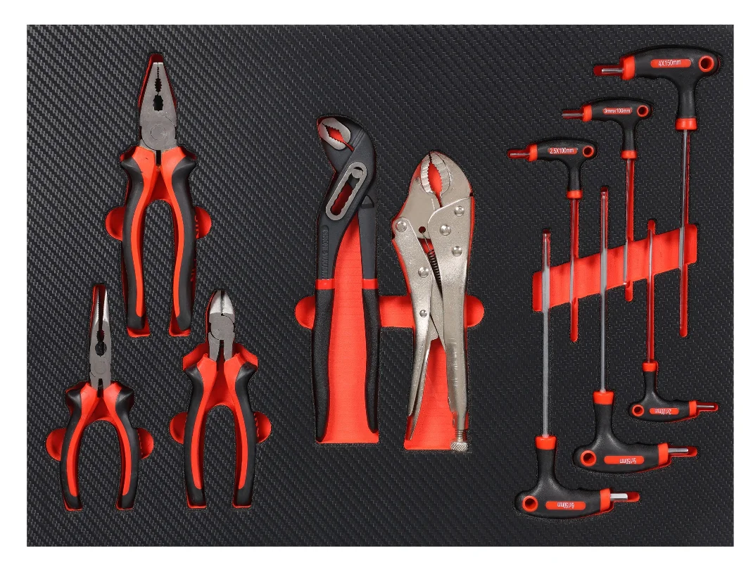 Factory Mechanical Tools Set Kit 201PCS Tool Kit Household Large 44x35x9cm Black Set OEM Customized Packing Dimensions