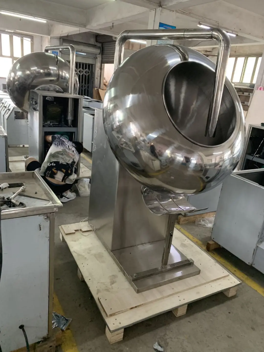 Sugar Coating Pan, Candy Polishing Machine, Chocolate Coater