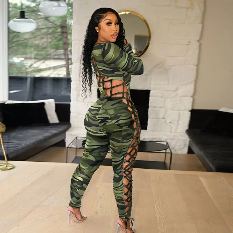 Latest Bodycon Long Sleeve Women Hollow Bandage Plus Size Jumpsuits Backless Print Leopard Sexy Camouflage Jumpsuit Buy Camouflage Jumpsuit,Plus Size Jumpsuits Playsuits,Women Plus Size Jumpsuits Product on Alibaba.com