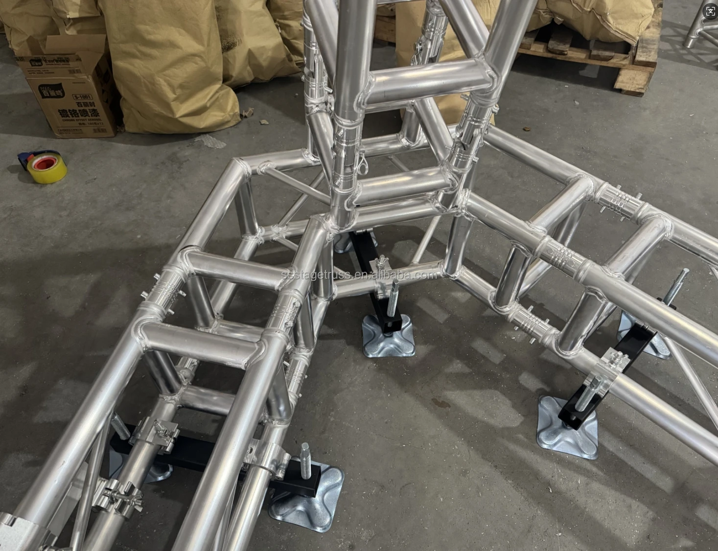 product aluminum line array truss stand lifting tower for speaker-10