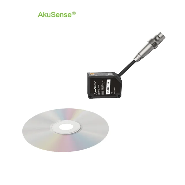 Akusense MLD22 Compact Laser Triangulation Displacement Sensor China Laser Triangulation Sensor Factory Manufacturer