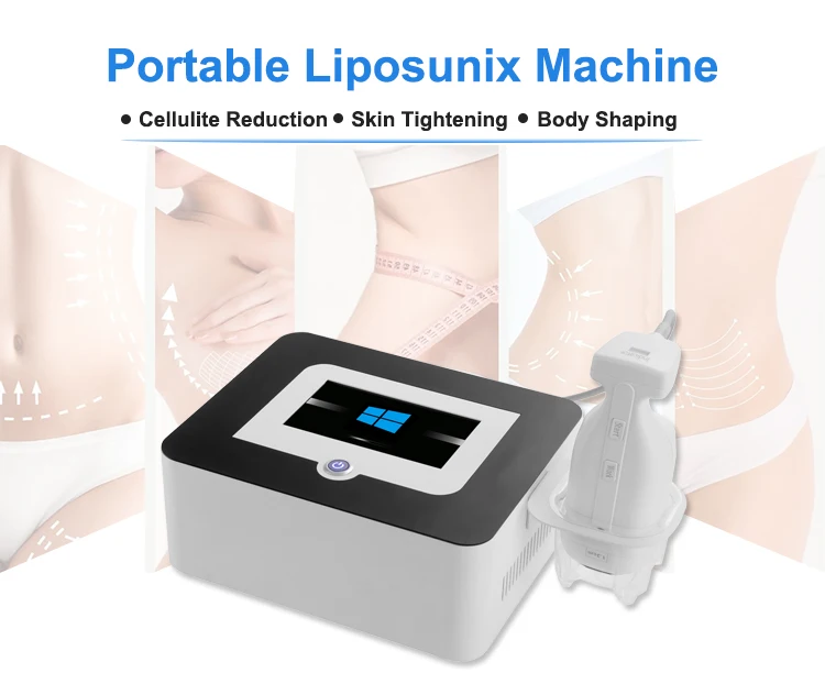 Norin Portable Liposunix Fat Reducing Machine 0.8cm 1.3cm Liposonic Hifu Body Slimming Machine