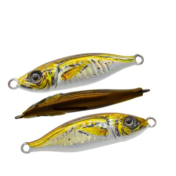 10g15g20g30g40g60g80g100g 3D Printed Fishing Jigs Little Slow Jig Jack Saltwater Jig Fishing Lures – Metal Jig – view 2