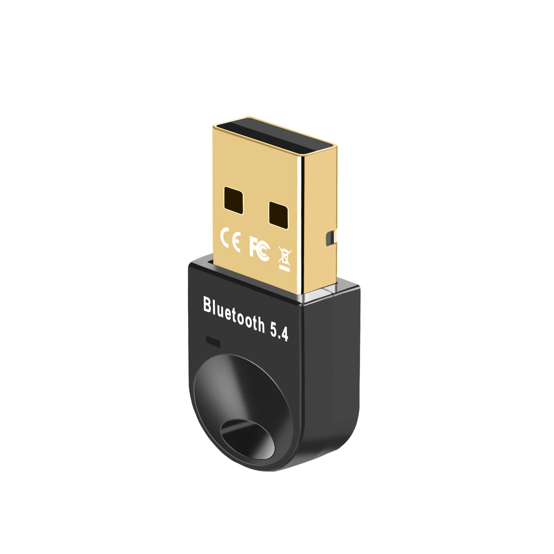 USB Blue Tooth 5.3 Adapter for PC Supports Windows Win11/10, Mini 5.3+EDR Bluetooth Dongle Receiver&Transmitter for PC