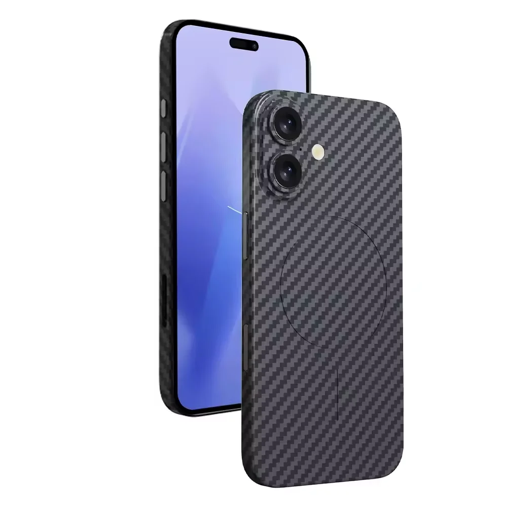 Hard Case For Iphone 16 15 14 13 12 11 Plus Pro Max Carbon Fiber Ultra Thin Protective Drop Test Cover