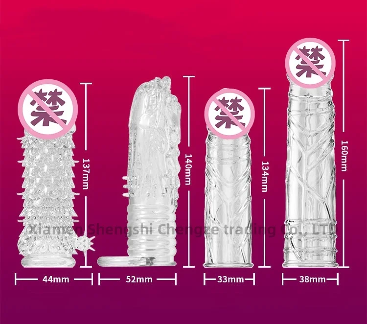 Men's Dragon Crystal Clear Magic Condom Sex Toys with Unique Design