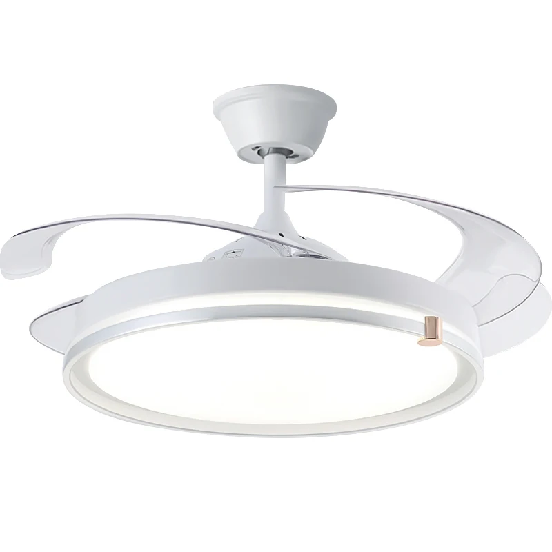 Fabrieksgrootverkoop Moderne uitklapbare plafondventilatoren LED-verlichting 3CCT Omkeerbare BLDC-motor plafondventilator met licht en afstandsbediening