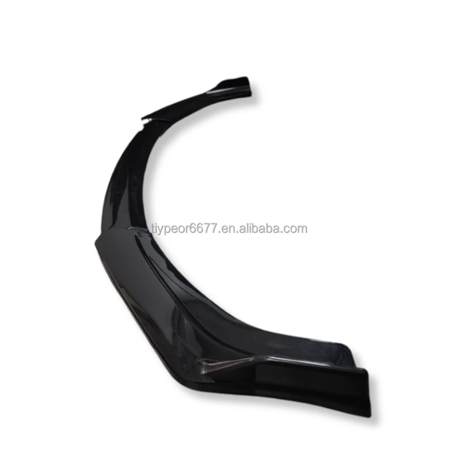 product tiypeor factory cheap four section front bumper lip splitter car abs red universal  body kit spoiler guard car accessories-5