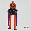 Decoración de techo de calabaza naranja y negra