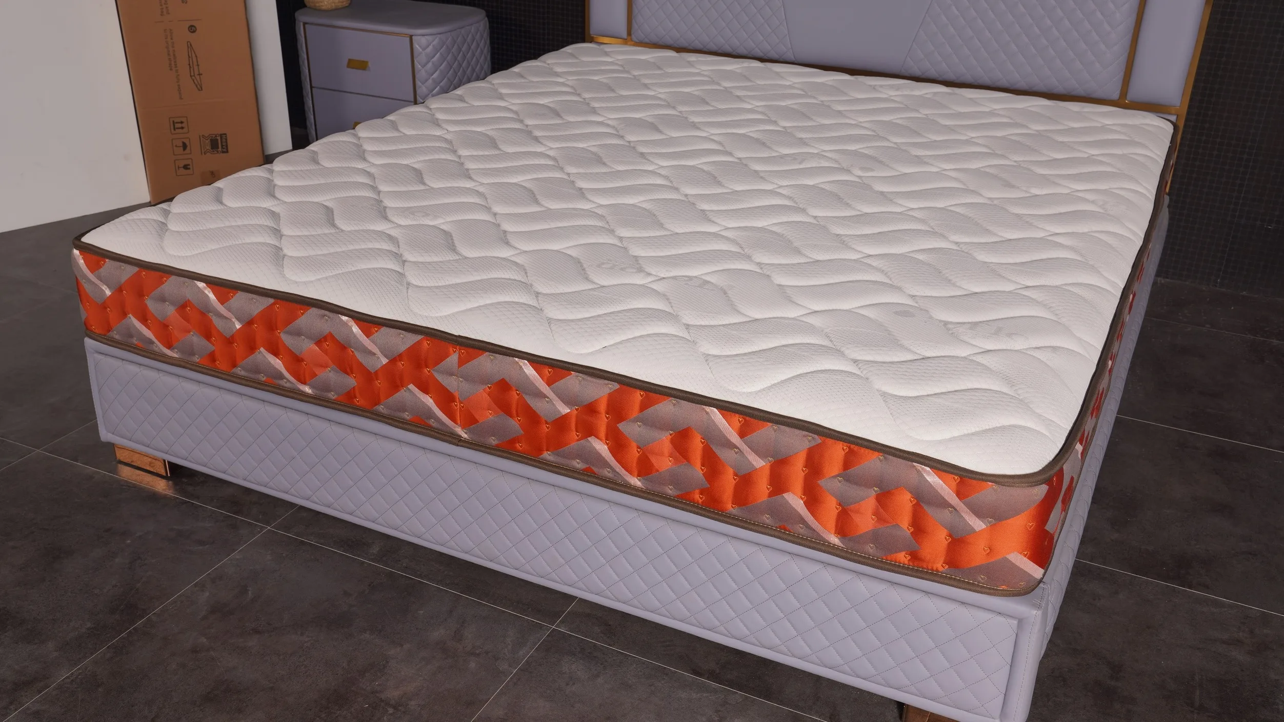Free Sample 120x200 King And Queen Size Hotel,Apartment Mattress Pocket
