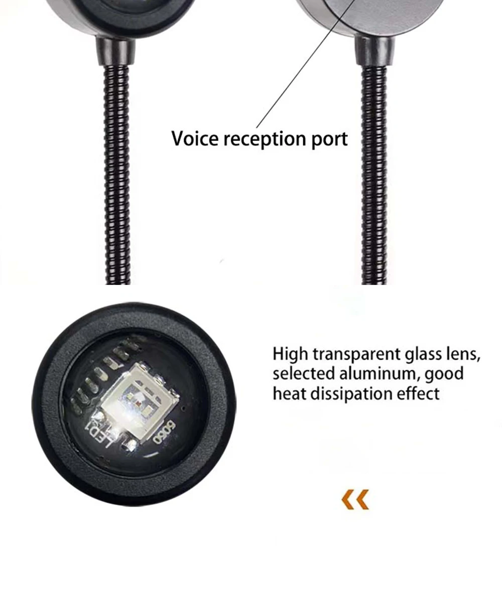 TECH-KING RGB Mini Portable Table Rainbow USB Led Light Projector Sunset Red Light Sunset Yellow atmosphere light