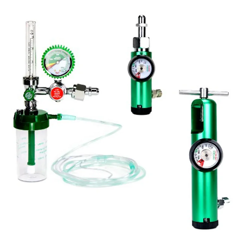 Pressure Reducing Valve Regulator G5/8 Flow Meter Absorber Buoy Inhaler Pressure Gauge Valve Regulator Oxygen