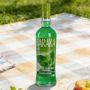 700mL 16% Mint Flavored Liqueur | Customizable Private Label for Global Bulk Distribution