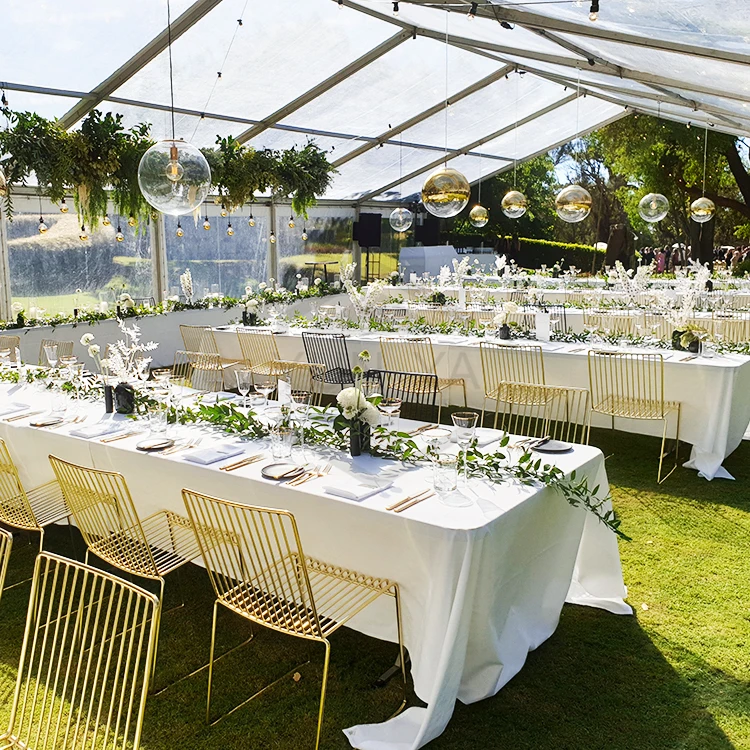 Clear Span 6x9 6x12 Transparent Pavilion Marquee Tent for Party and Commercial Exhibition Event