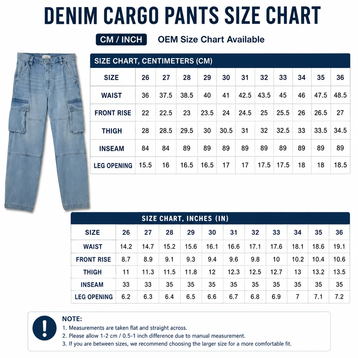 High Street Popular Vintage Multi-Pocket Functional Cargo Casual Trousers Men's and Women Cargo Pant Denim Cargo Jeans Pants