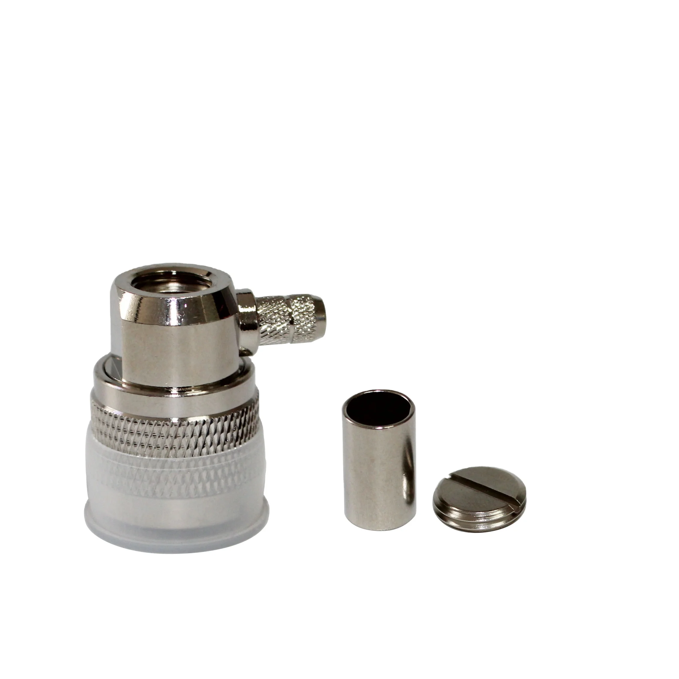 product good quality n c jw4 connector right angle male n connector for rg59 coaxial cable with power-2