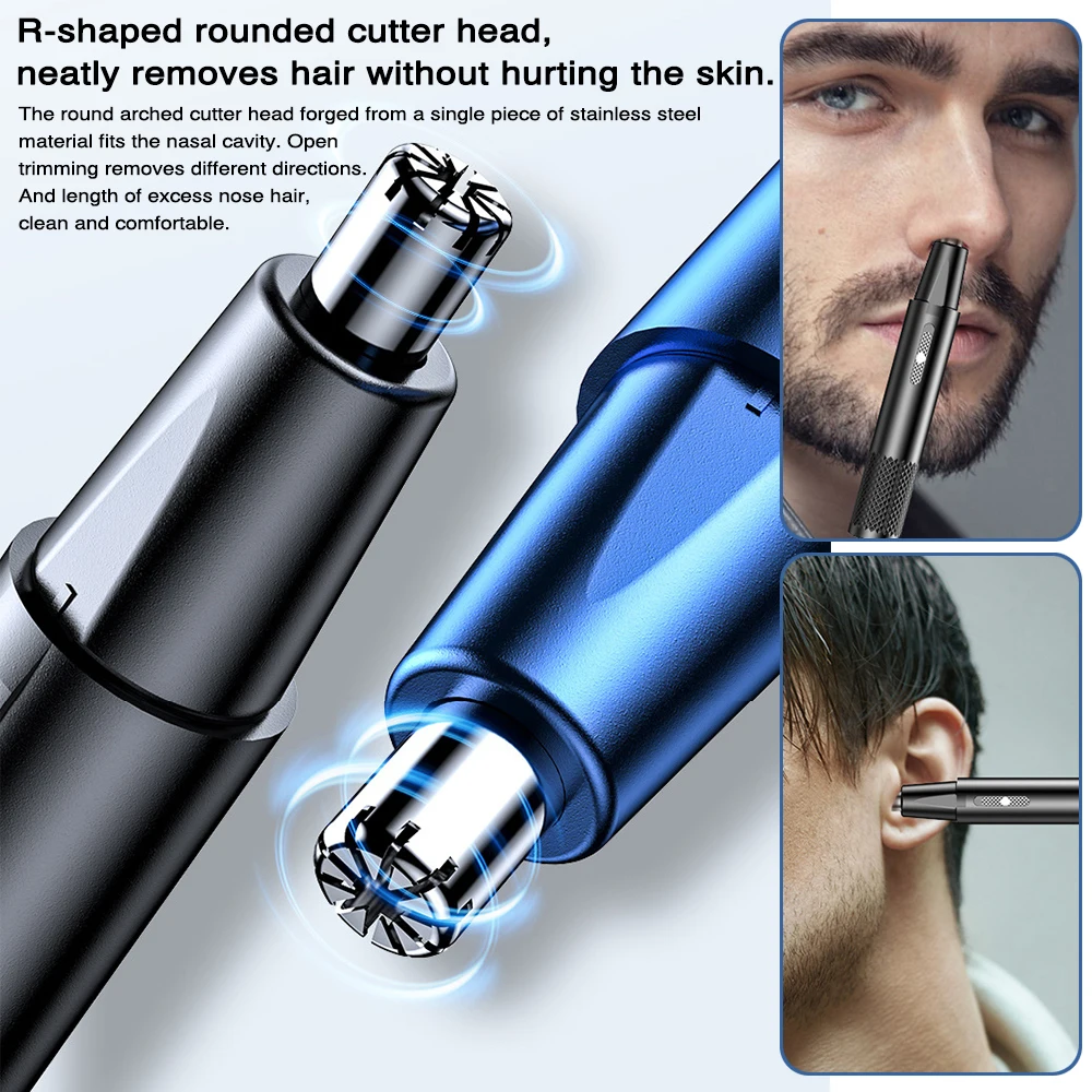 Nose Trimmer for Men Stainless Steel Trimmer Nose Razor Shaver