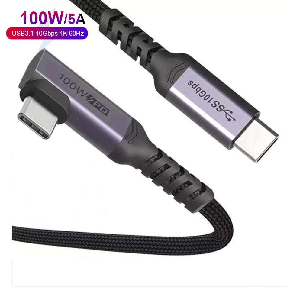 Full Featured Usb 3.1 Gen 2 10gbps Type C Pd 100w Usb-c To Usb-c Cable With  4k 60hz E-marker Chip For Samsung Macbook Pro Air - Buy Usb 3.1 Cable,4k  60hz Cable,Type