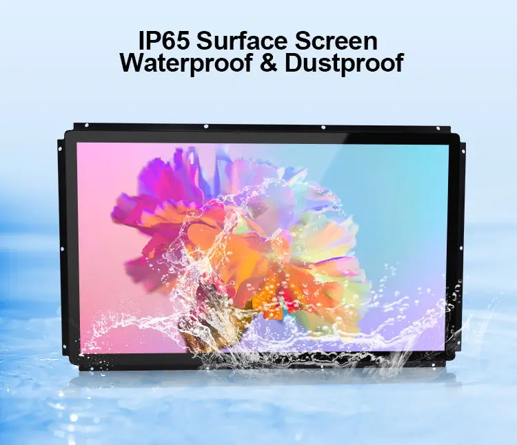 1080p Capacitive Touchscreen Led 21 Inch Lcd Display Usb Port Touch Screen Open Frame Video Player