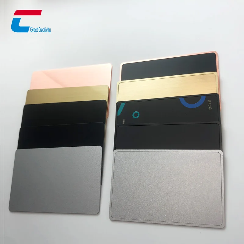 Customized Access Control Blank RFID NFC Metal Business Card MIFARE Classic 1K Rfid Metal Cards