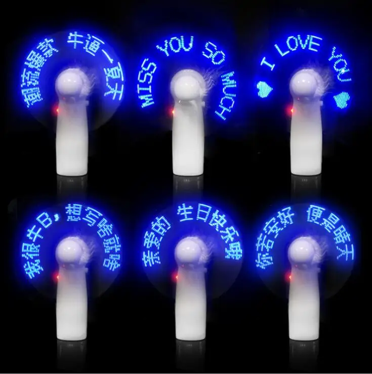 Оптовая продажа индивидуальный логотип печать сообщений светодиодный мигающий