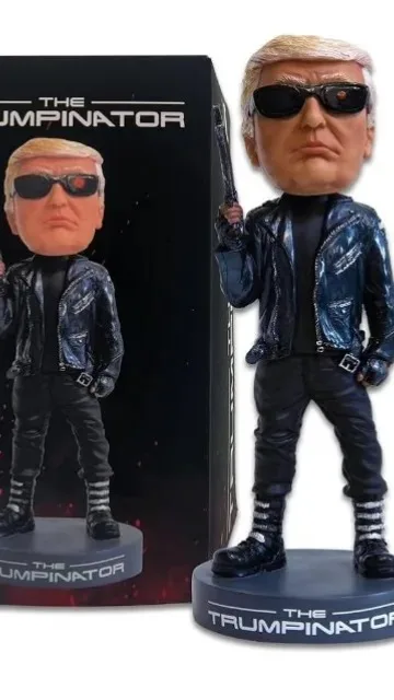 3D Donald Trump Bobblehead Trump Desktop Ornament Resin Trump Character Statue Creative