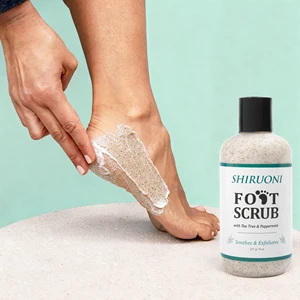 Organic Herbal Tea Tree Foot Scrub for Skin Care Exfoliator Natural Whitening and Exfoliating Private Label Wholesale