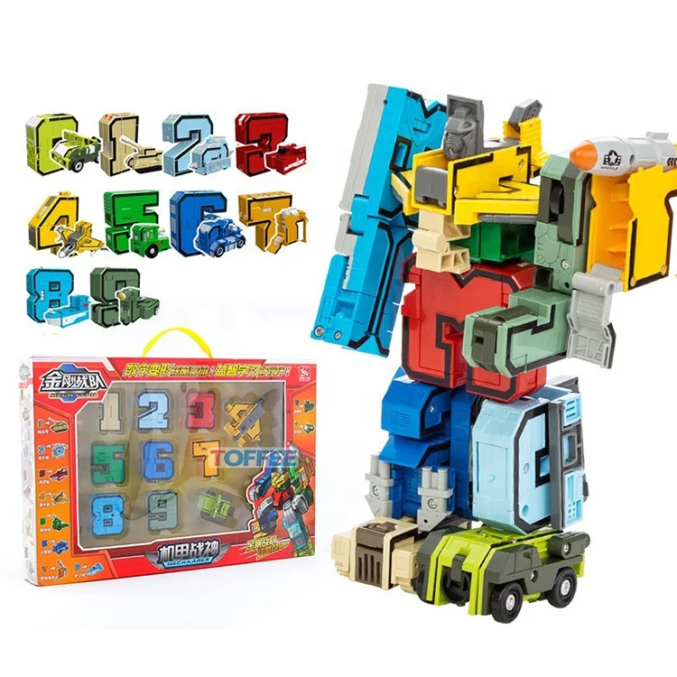 10 Numbers  Robot Toy Preschool Learning Educational Toys